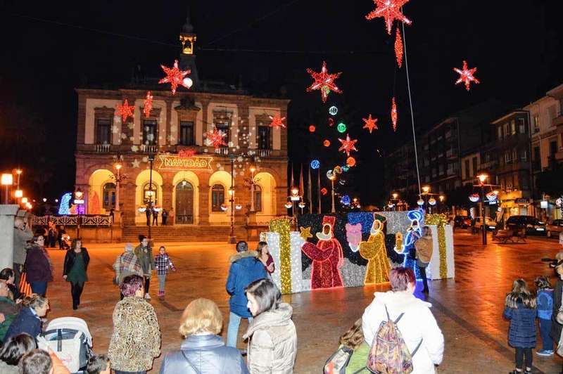 alumbrado de navidad del ayuntamiento de villaviciosa de asturias