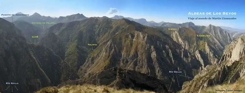 Los-Beyos-de-Ponga-aldeas