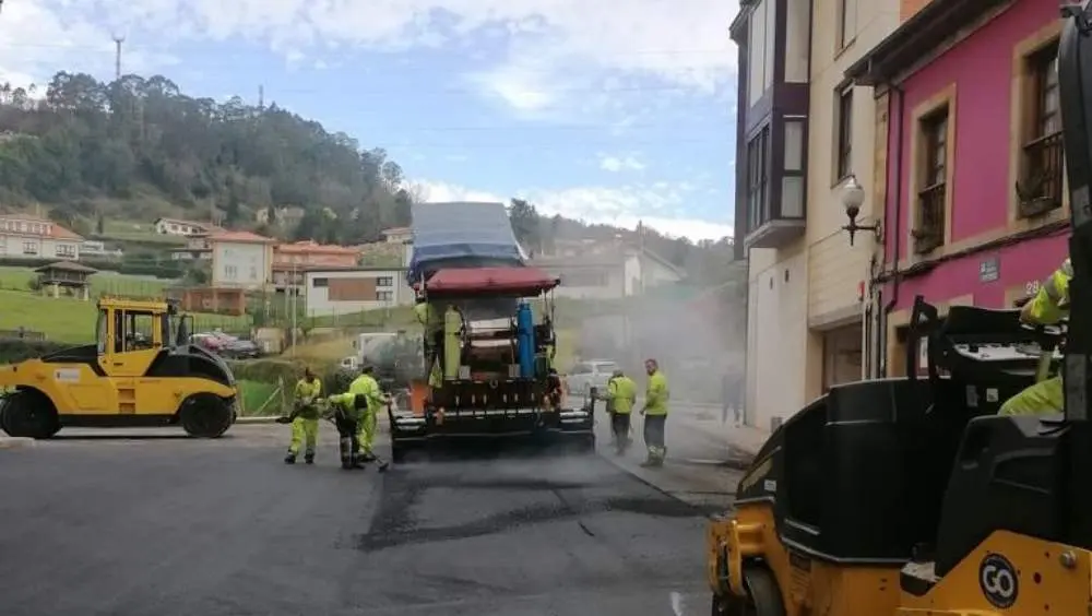 Actuaciones en las calles de Villaviciosa.