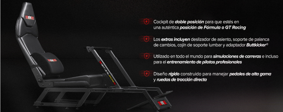 Next Level Racing F Cockpit: La Mejor Experiencia de Simulaci&oacute;n de Carreras