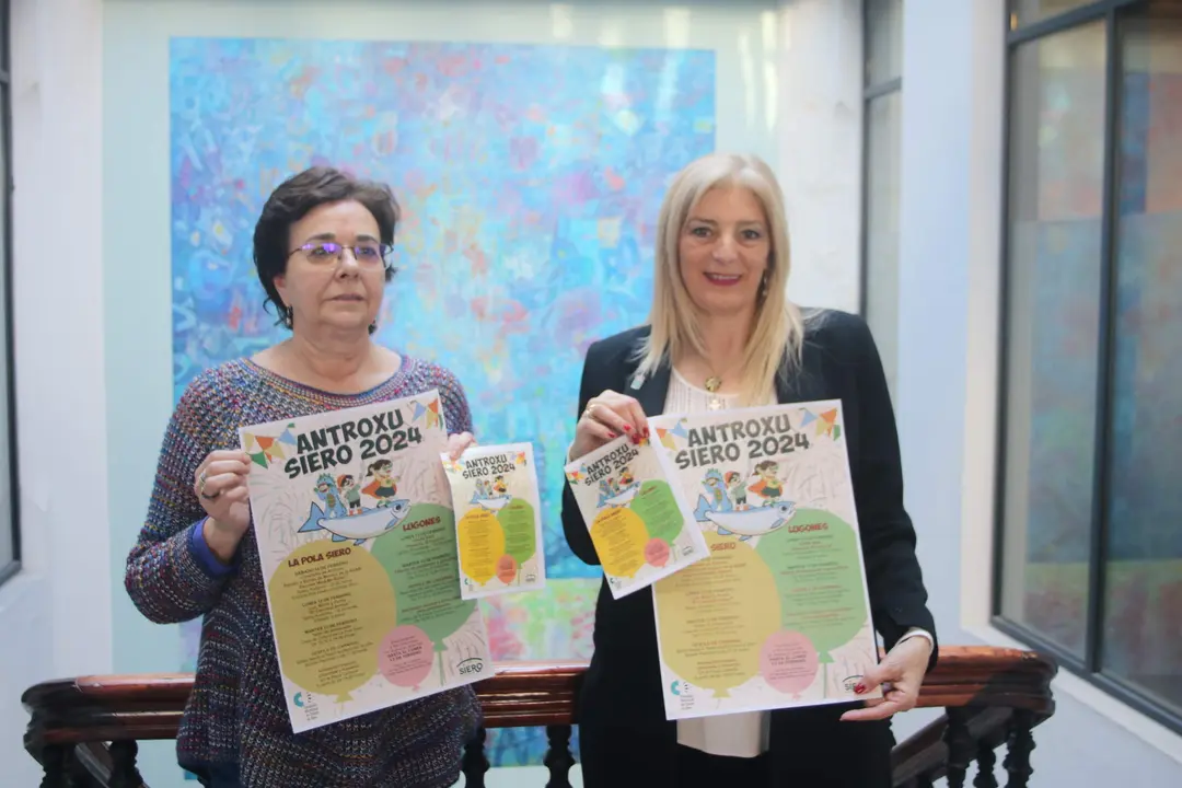 Elena Rodr&iacute;guez y la concejala Aurora Cienfuegos