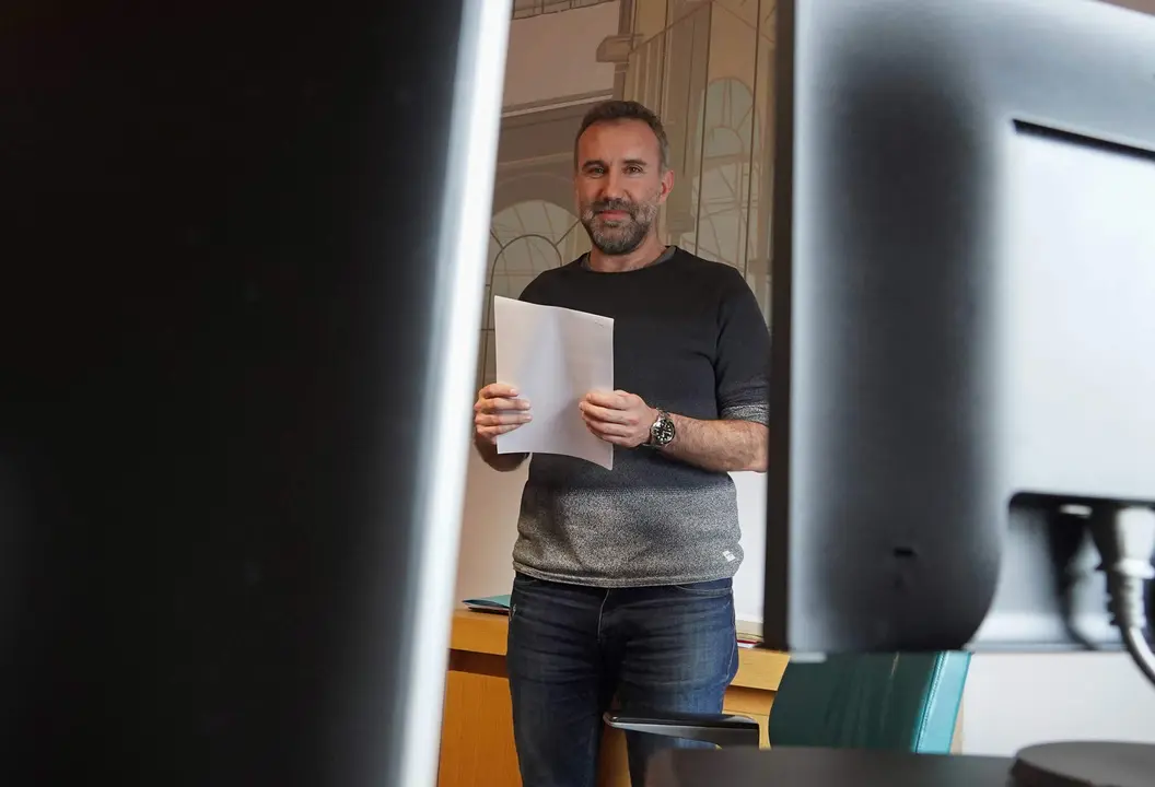 El concejal de Hacienda, Contrataci&oacute;n, Digitalizaci&oacute;n, Organizaci&oacute;n y R&eacute;gimen Interior, Alberto Pajares