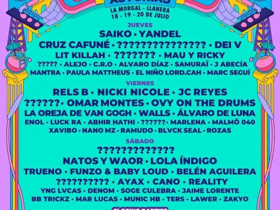 Detalle del cartel del Boombastic Llanera 2024