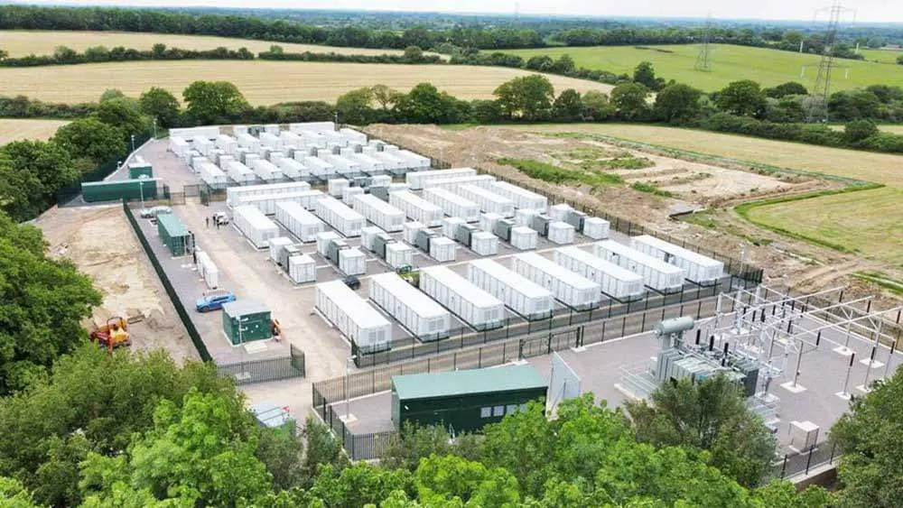 Imagen de un parque de bater&iacute;as