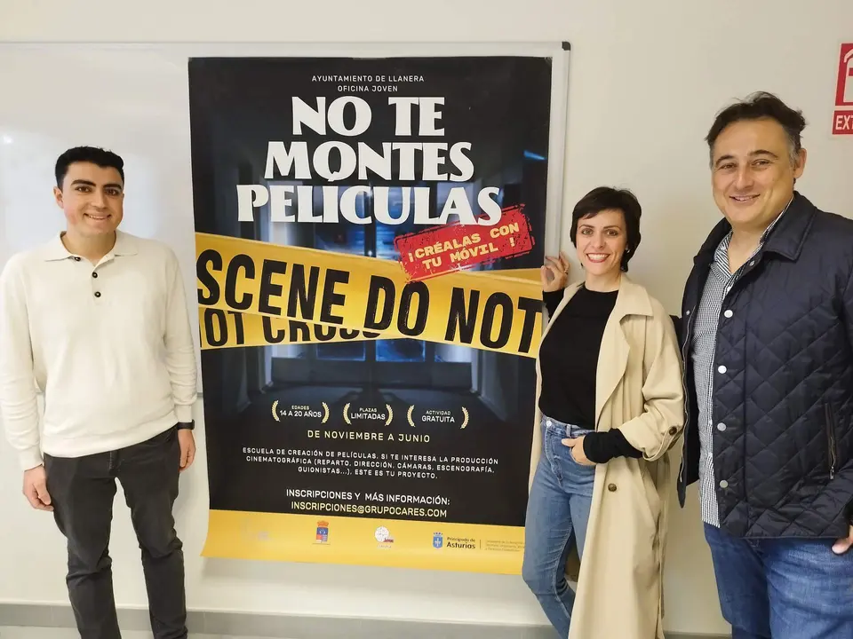 De izdas a dcha, Nicol&aacute;s Fern&aacute;ndez, Carmela Romero y Alberto Escudero, coordinadores del proyecto