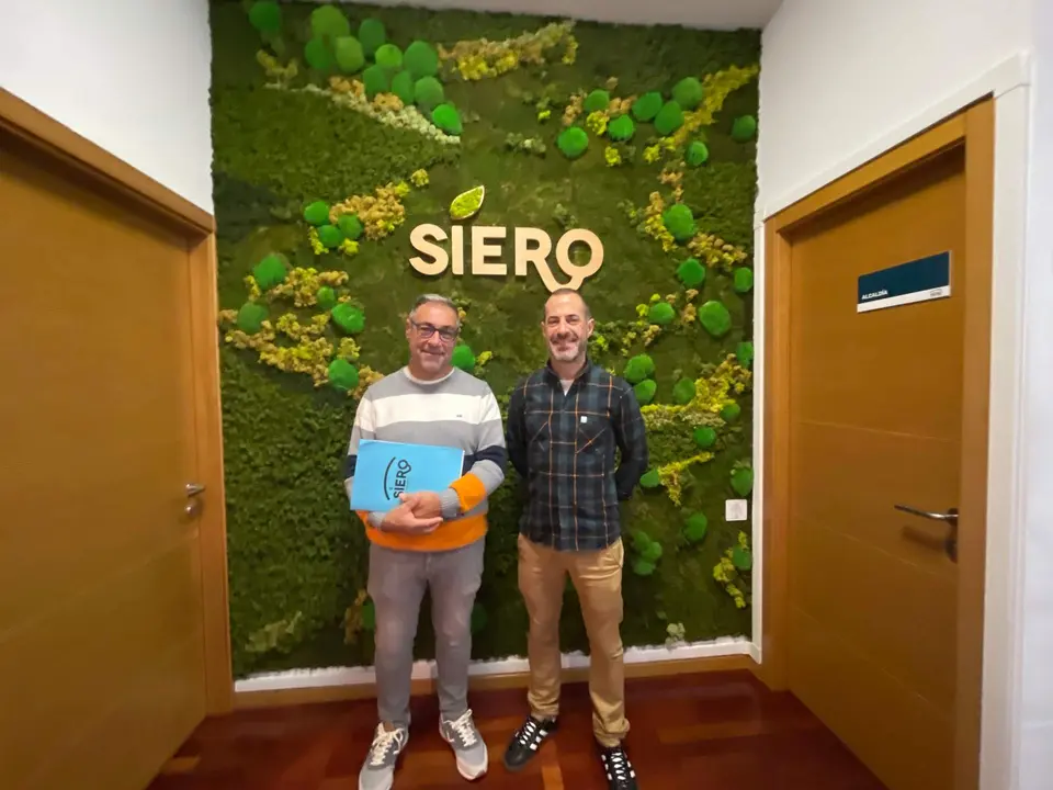 De izda a dcha Pergentino Mart&iacute;nez y &Aacute;ngel Garc&iacute;a