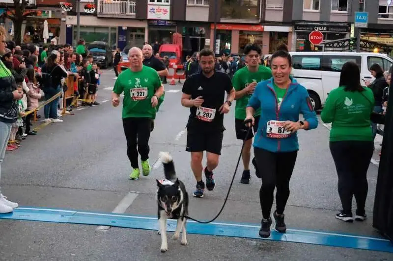 Imagen de archivo de una pasada edici&oacute;n de la San Silvestre de Llanera