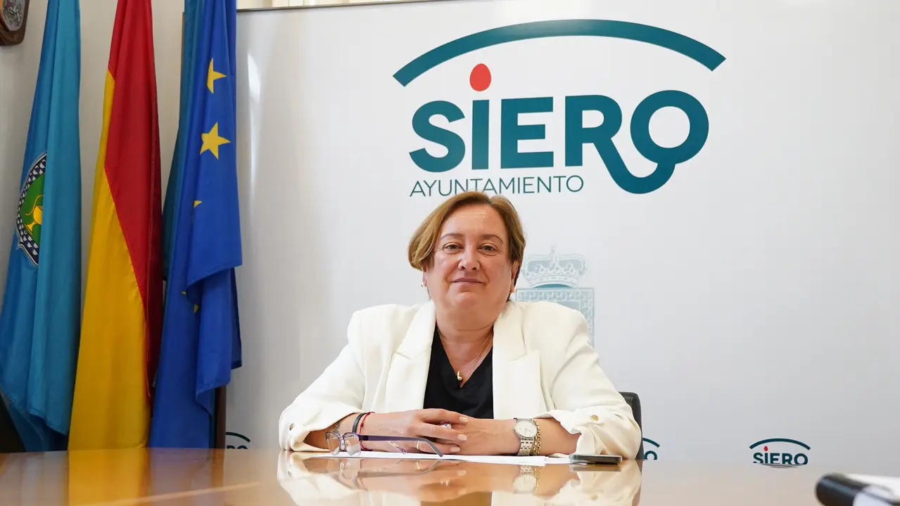 La concejala de festejos del Ayuntamiento de Siero, Ana Rosa Nosti