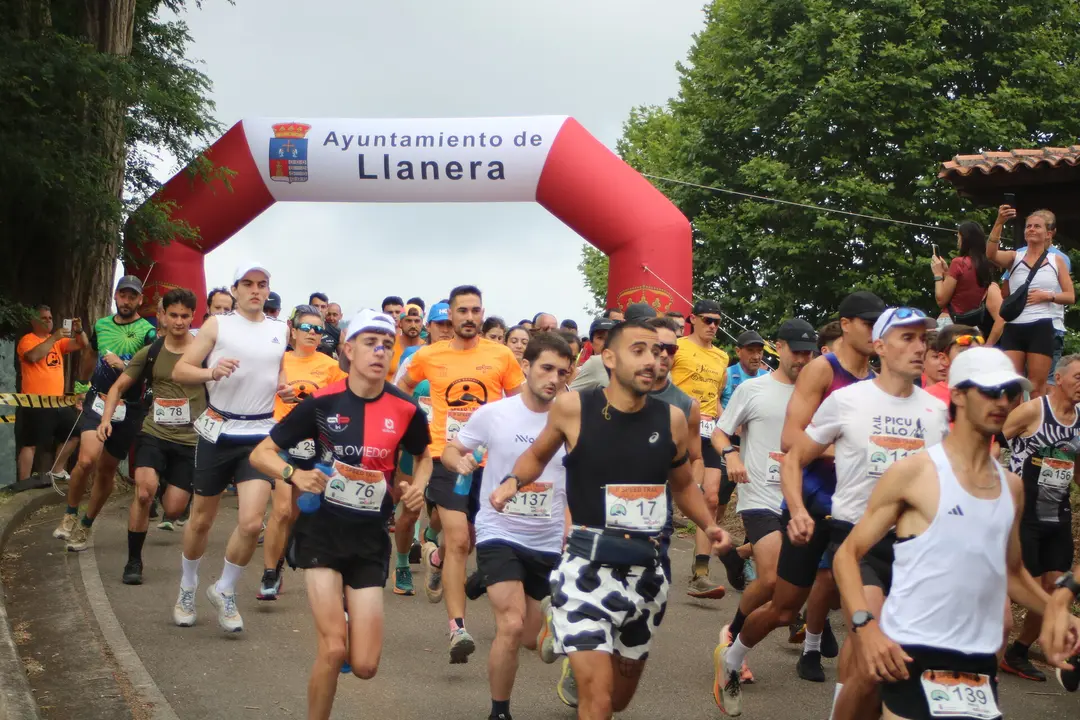250 atletas participaron en esta exigente prueba disputada en Llanera