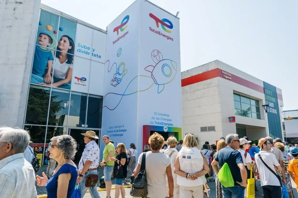 Pabellón de TotalEnergies en FIDMA