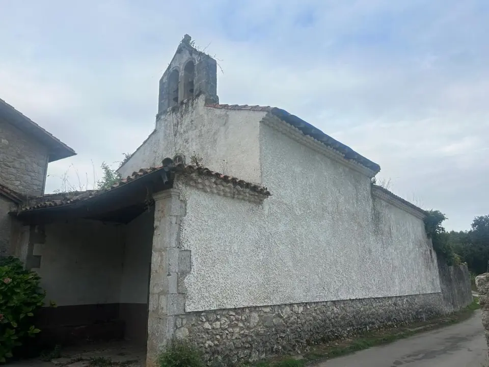 Capilla de Las Nieves en P&oacute;o en su estado actual.