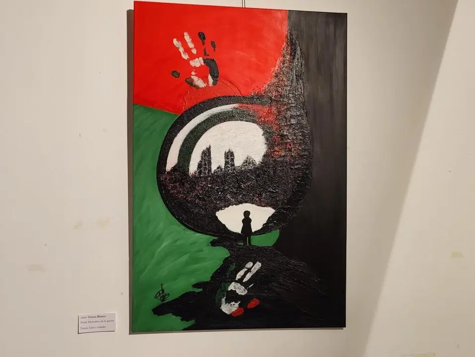 Obra-Desastres de la Guerra, de Teresa Blanco.