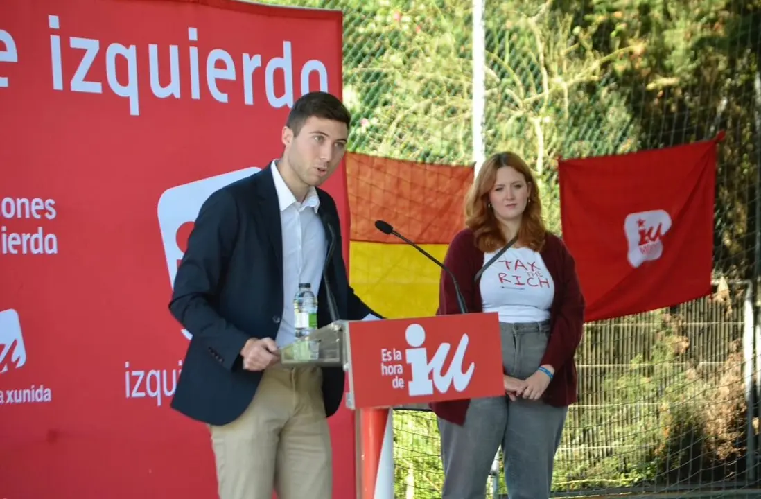 El concejal de IU Nore&ntilde;a, Mat&iacute;as Hevia