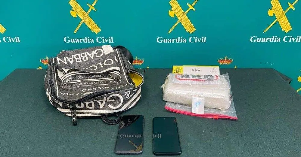 Elementos requisados encontrados dentro del veh&iacute;culo.