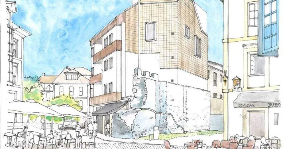 Dibujo recreacci&oacute;n del proyecto, de Xuan Pedrayes.
