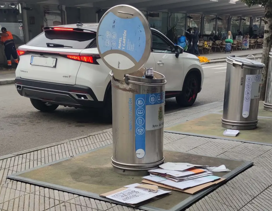 Reciclar se est&aacute; convirtiendo en un deporte de riesgo en Siero
