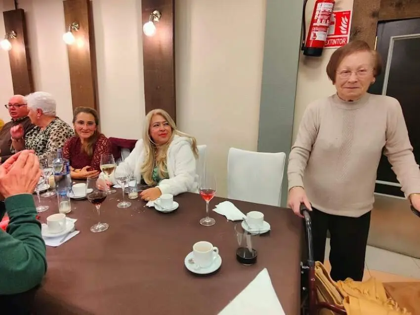 Comida de navidad 2025 Hogar del Pensionista Maliayo de Villaviciosa.