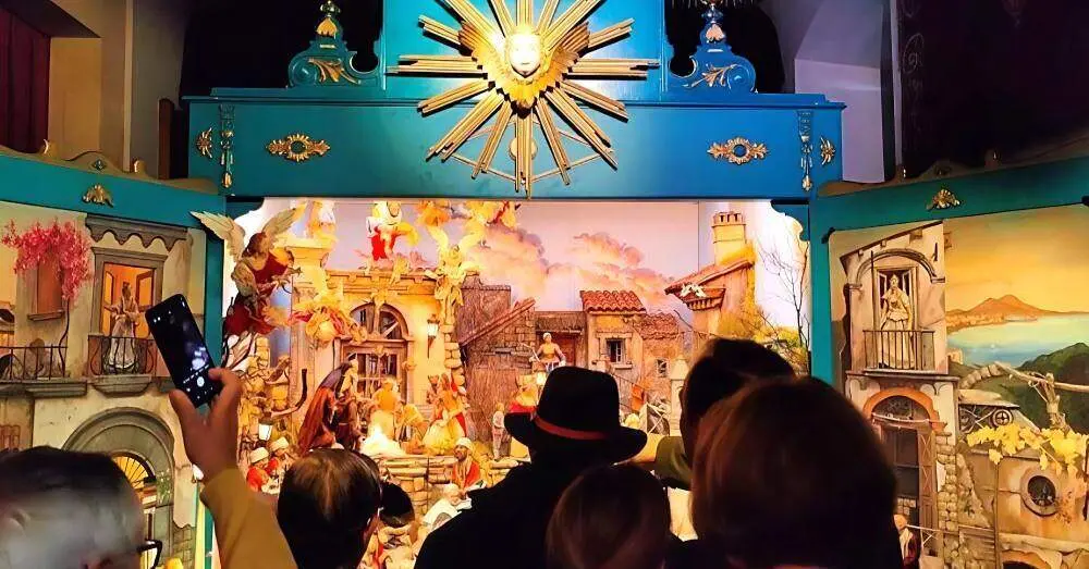 El Bel&eacute;n Napolitano, en el Museo de la Semana Santa.