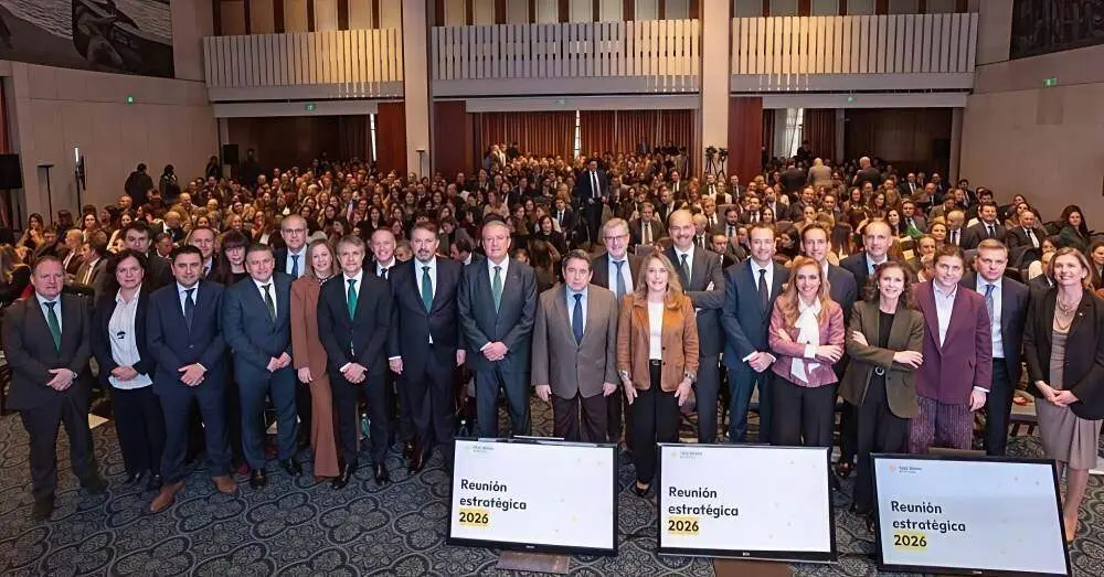 Convenci&oacute;n anual Caja Rural de Asturias 2026, celebrada ayer en el Hotel de la Reconquista.
