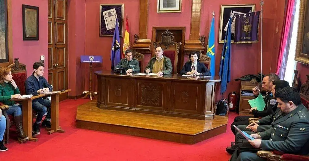 Junta Local de Seguridad de Villaviciosa celebrada hoy.