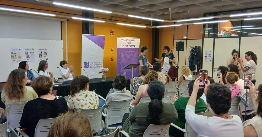 Acto del Instituto de la Mujer celebrado en Villaviciosa el pasado junio.