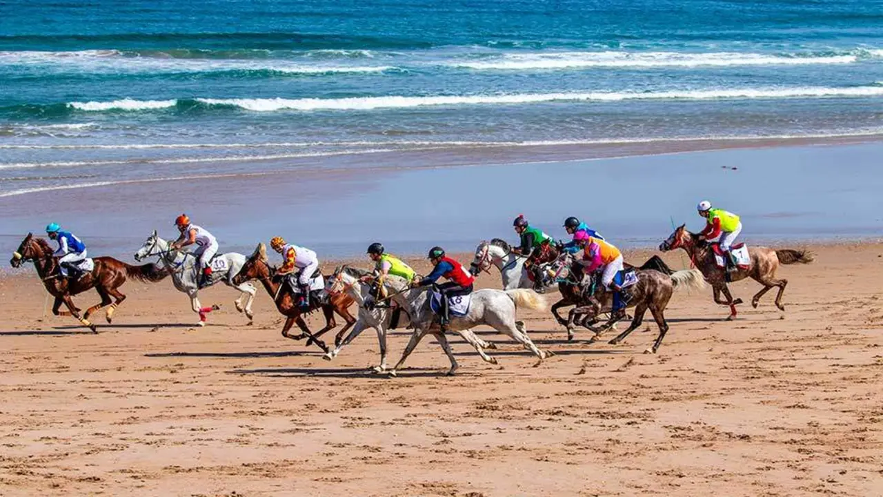 carrera caballos playa ribadesella