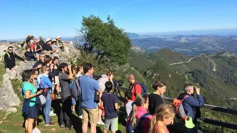 Visita al comedero del Quebrantahuesos