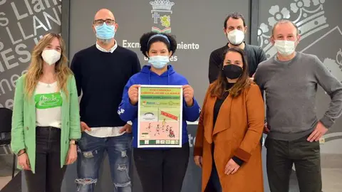 Alba Romero, Iv&aacute;n Alonso, Glaciane G&oacute;mes Da Silva, Priscila Alonso, Pedro Llaca y Paco Mart&iacute;nez Soli&ntilde;o