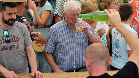 Culin de sidra en Pilo&ntilde;a
