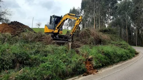 Trabajos para la mejora de abastecimiento de Tazones.
