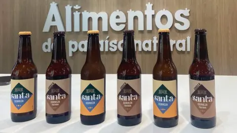 La l&iacute;nea de Santa Cerveza que se present&oacute; en la cata del Sal&oacute;n Gourmets.