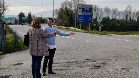 Josu&eacute; Velasco en la zona de conflicto, seg&uacute;n su partido