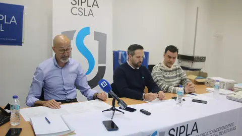 De izda a dcha, Javier Mart&iacute;n, Ildefonso Rodr&iacute;guez y F&eacute;lix Manuel Campi&ntilde;a