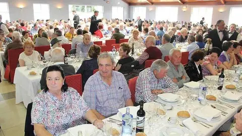 La comida de hermandad de Llanera, en una imagen de archivo