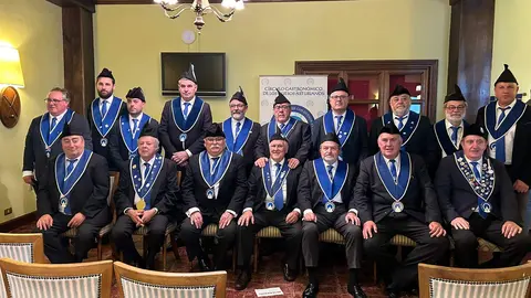 Algunos de los galardonados en la Gran Fiesta Gastron&oacute;mica del C&iacute;rculo Gastron&oacute;mico de los Quesos Asturianos