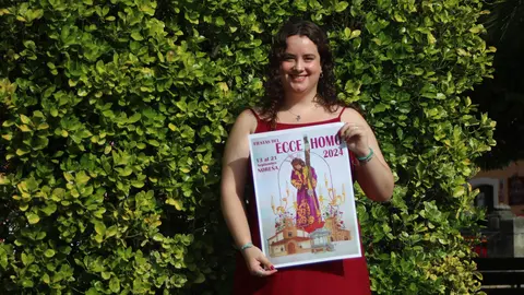 Luc&iacute;a Vallina, autora del cartel delas fiestas del Ecce-Homo 2024 de Nore&ntilde;a