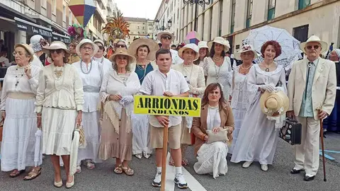 Indianos-de-Arriondas-en-el-Día-de-América-en-Asturias