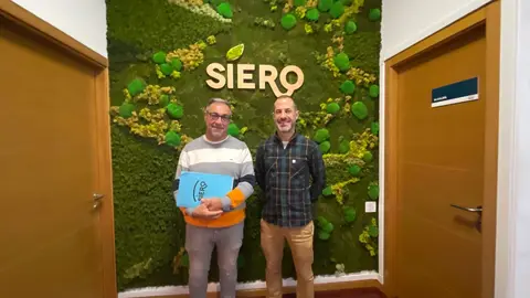 De izda a dcha Pergentino Mart&iacute;nez y &Aacute;ngel Garc&iacute;a