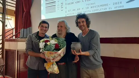 De Izda a dcha, Maikel Vald&eacute;s, Fernando Marrot e Iv&aacute;n P&eacute;rez