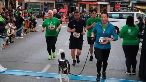 Imagen de archivo de una pasada edici&oacute;n de la San Silvestre de Llanera