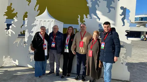 De izda a dcha, Eva Mar&iacute;a P&eacute;rez, Jos&eacute; Ram&oacute;n Fanjul, Montse Alonso, Jos&eacute; Antonio Gonz&aacute;lez, Rosa Mu&ntilde;&iacute;z, y Nicol&aacute;s Fern&aacute;ndez.