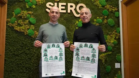 A la izquierda, Virginio Ram&iacute;rez y Jes&uacute;s Abad