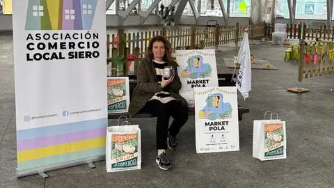 La presidenta de la Asociaci&oacute;n del comercio local de Siero, Bego&ntilde;a Gonz&aacute;lez