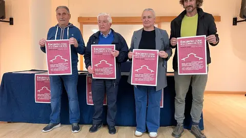 A la izda, Jos&eacute; Antonio Carracedo, Marcelino Mart&iacute;nez, Eva Mar&iacute;a P&eacute;rez e Iv&aacute;n P&eacute;rez