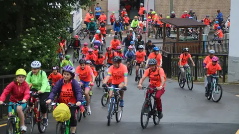 La salida de la Jornada se efectu&oacute; en Posada de Llanera