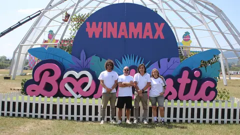 A la izda, Iv&aacute;n P&eacute;rez, Marino Gonz&aacute;lez, Gerardo Sanz y Suca Garc&iacute;a