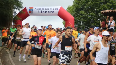 250 atletas participaron en esta exigente prueba disputada en Llanera