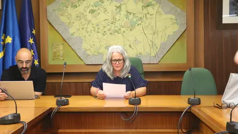 La alcaldesa en funciones de Llanera, Eva Mar&iacute;a P&eacute;rez