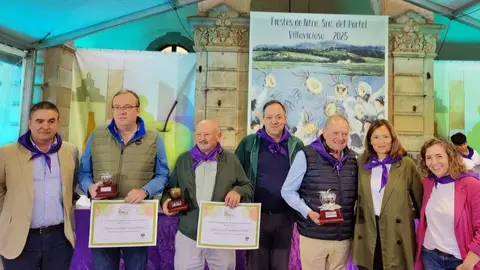 Luis Benito, Cortina, Arbes&uacute;, Alejandro Vega, Trabanco, Bego&ntilde;a L&oacute;pez y Roc&iacute;o Vega.