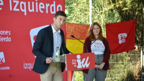 El concejal de IU Nore&ntilde;a, Mat&iacute;as Hevia